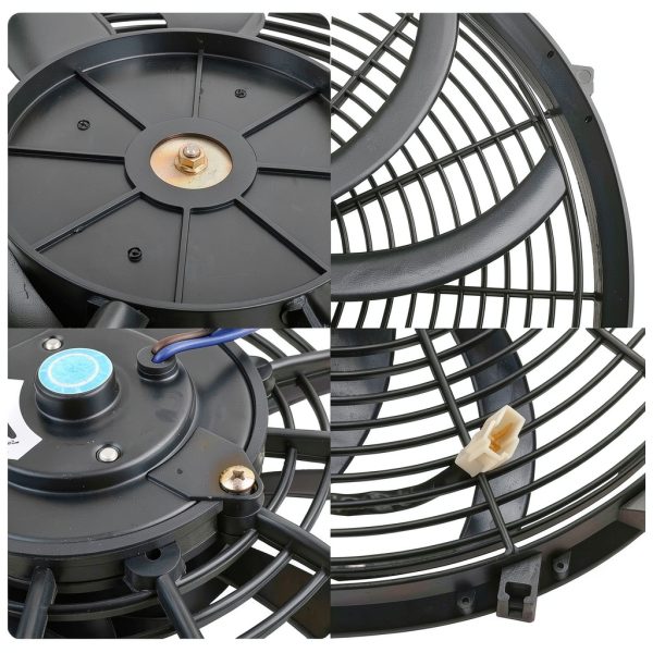 16 Inch Black Radiator Cooling Fan for Automotive-1