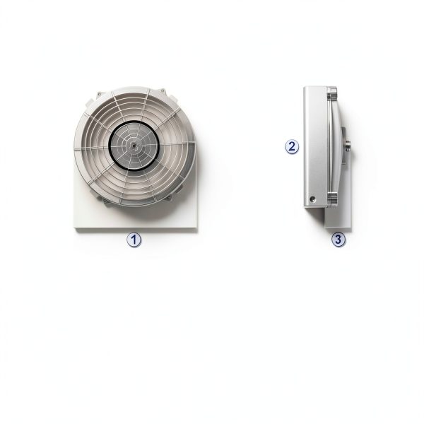 16 Inch Black Radiator Cooling Fan for Automotive-3