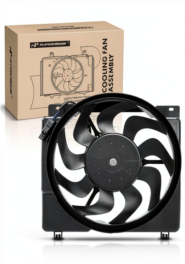 A-Premium 12V 2-Pin Engine Cooling Fan for Jeep-0