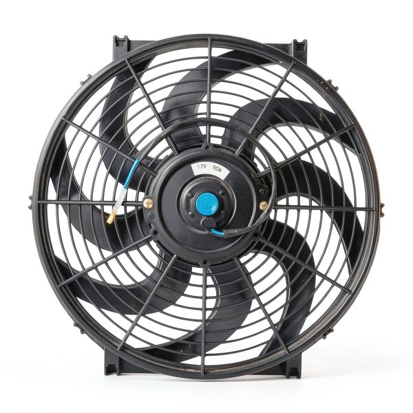 GESEXI 12V 120W Slim Radiator Cooling Fan 16" Black Fit High Flow-7