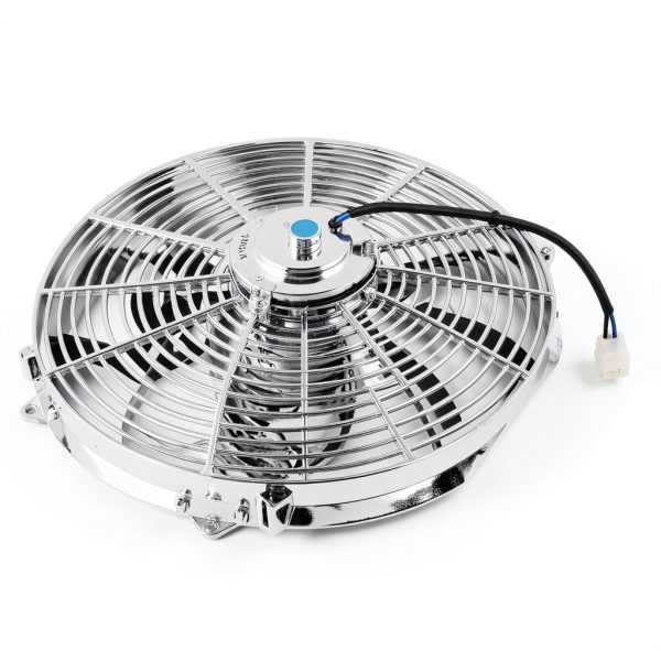 Radiator Cooling Fan FGJQEFG Chrome 16 Inch Engine-5