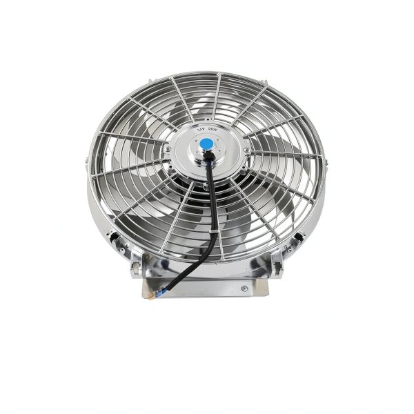 FGJQEFG 12V 14in Chrome Cooling Fan Engine-3