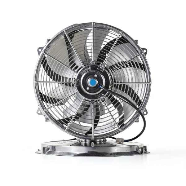 Radiator Cooling Fan FGJQEFG Chrome 16 Inch Engine-2