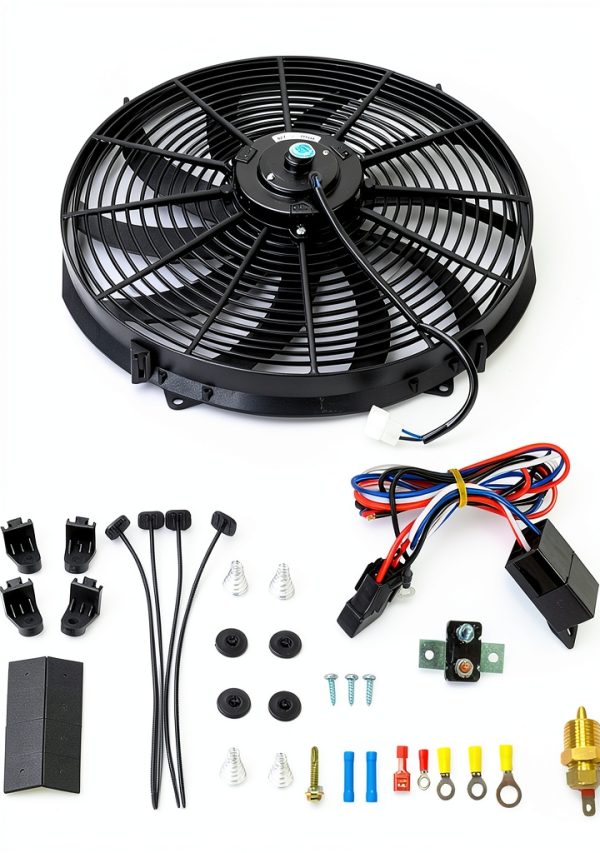 16 Inch Electric Radiator Cooling Fan STMGW Brass-0