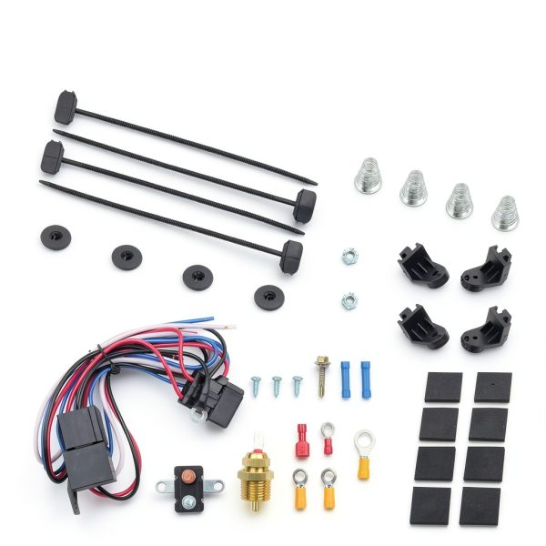 FGJQEFG Radiator Cooling Fan 12V Plastic High Flow-5