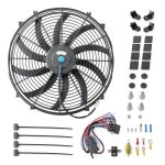FGJQEFG Radiator Cooling Fan 12V Plastic High Flow-0