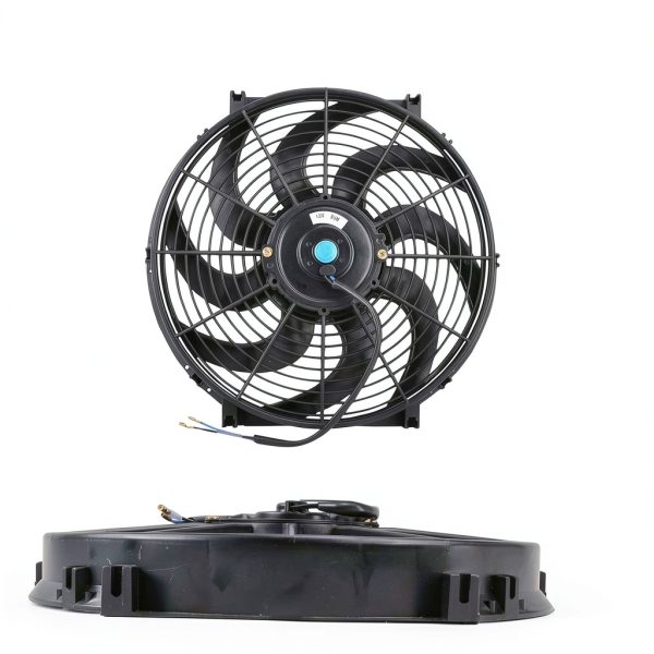 FGJQEFG 14in Radiator Cooling Fan Plastic 12V-1