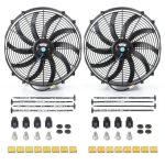 FGJQEFG Radiator Cooling Fan 12V Plastic-0