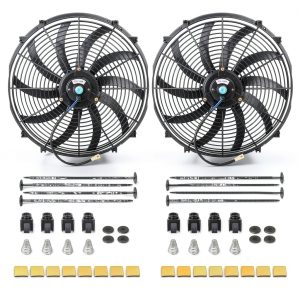 FGJQEFG Radiator Cooling Fan 12V Plastic-0