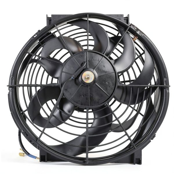 FGJQEFG 14in Radiator Cooling Fan Plastic 12V-2
