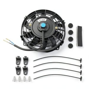 Radiator Fan 7 Inch Black JDMSPEED Electric Cooling Fan 1350 CFM-0