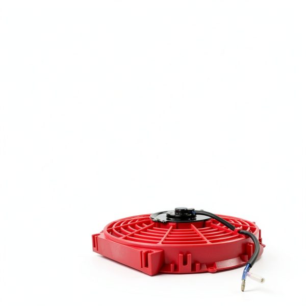 Radiator Fan JDMSPEED 10 Inch Red Slim Air-Cooled Engine Replacement-1