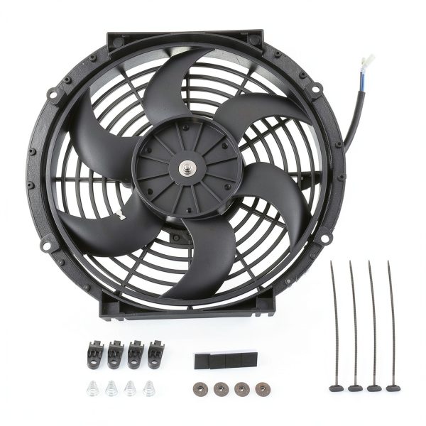 JDMSPEED Radiator Fan 12 Inch Black Air‑Cooled Cooling Replacement-6
