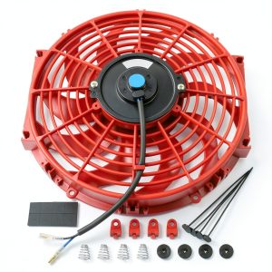 Radiator Fan JDMSPEED 12 Inch Red Plastic Push Pull Cooling Fan-0