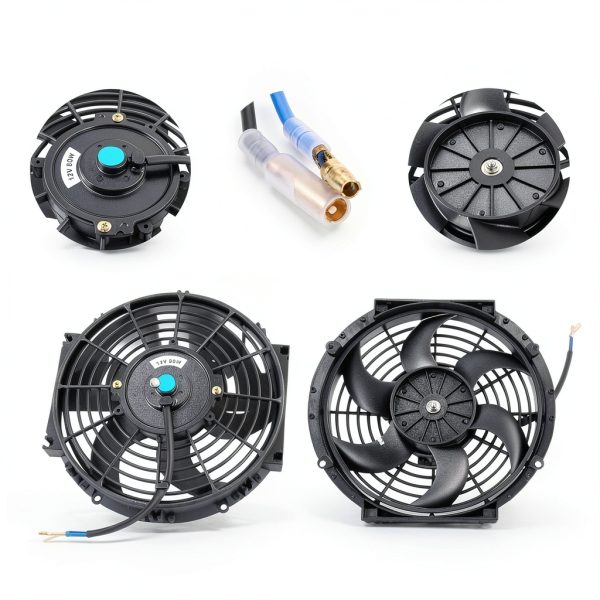 JDMSPEED Radiator Fan 12 Inch Black Air‑Cooled Cooling Replacement-5