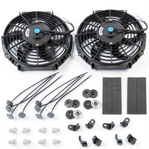 JDMSPEED Radiator Fan 12 Inch Black Air‑Cooled Cooling Replacement-0