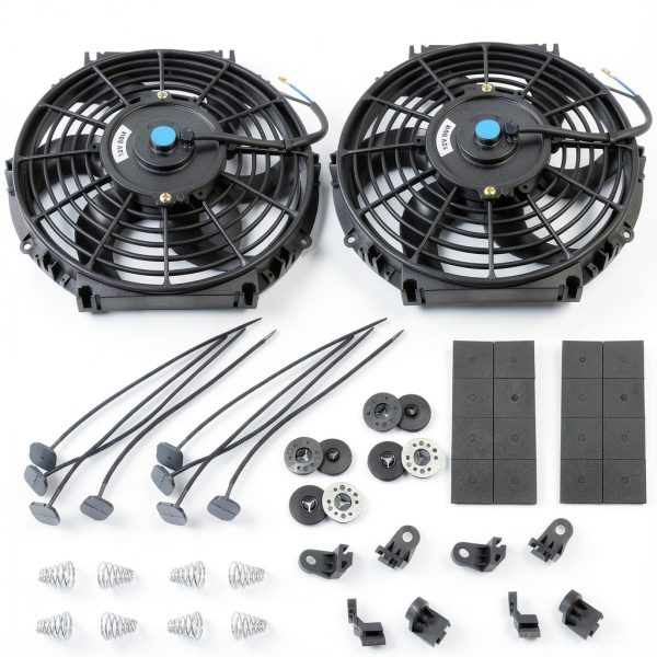 JDMSPEED Radiator Fan 12 Inch Black Air‑Cooled Cooling Replacement-0