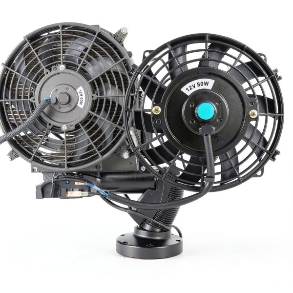 Radiator Fan 7 Inch Black JDMSPEED Electric Cooling Fan 1350 CFM-1