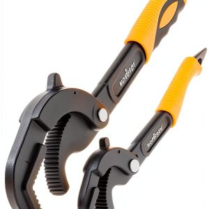 Pipe Wrench Set HORUSDY 2‑Piece 10” & 15” Self‑Adjusting Powder‑Coated-0