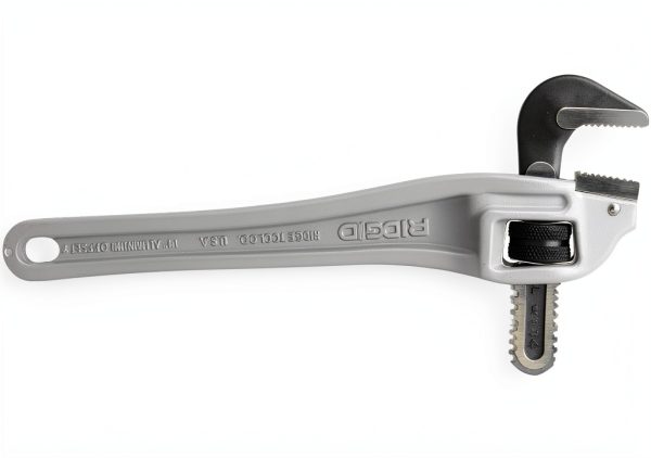 Ridgid 31120 Aluminum 14" Offset Pipe Wrench – Durable Tool-3