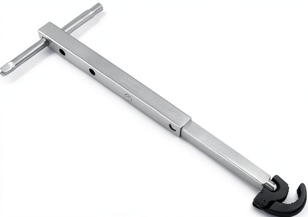 RIDGID Pipe Wrench 1017 Over Basin Adjustable 10"-17" Silver-11