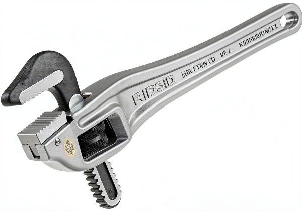Ridgid 31120 Aluminum 14" Offset Pipe Wrench – Durable Tool-0