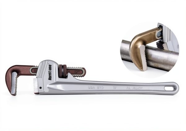 Pipe Wrench Hurricane 3-Piece Aluminum 10" 14" 18" Lightweight Heavy-1