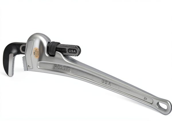 RIDGID 31105 Aluminum Straight Pipe Wrench 24 inch Grey-9