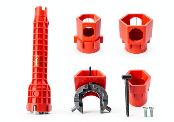 14-in-1 Multi-functional Wrench Red Pipe Wrench by senylanhxy-1