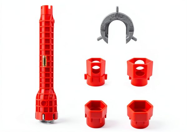 14-in 1 Wrench Faucet Installer - Red ELEGICKLIP Wrench-1