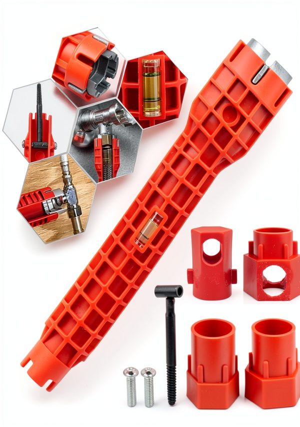 14-in-1 Multi-functional Wrench Red Pipe Wrench by senylanhxy-0