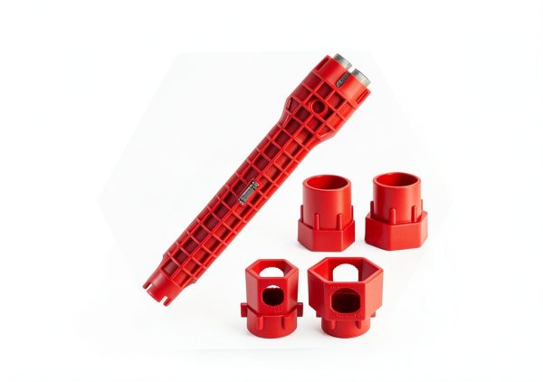 14 in 1 Multi-functional Wrench KUZIUA Red Pipe Wrench for Bathroom-4