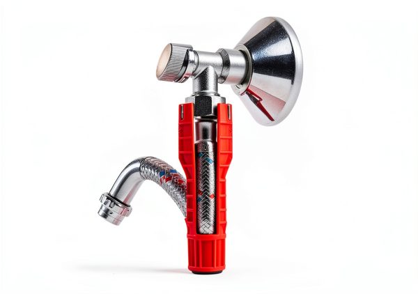 14 in 1 Multi-functional Wrench KUZIUA Red Pipe Wrench for Bathroom-3