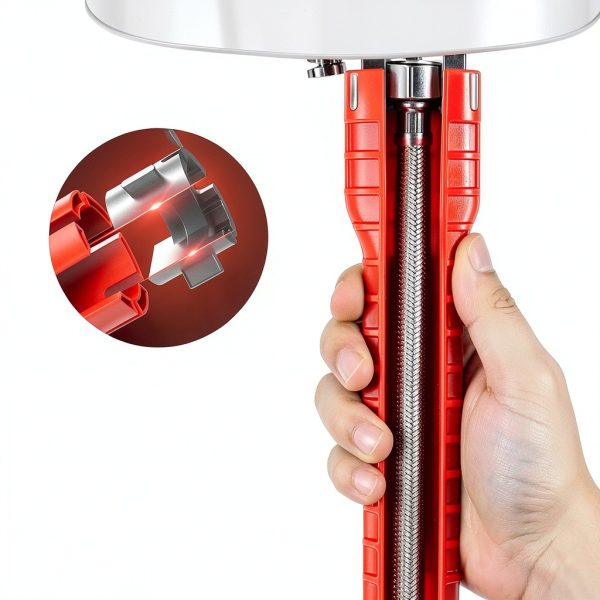 14-in-1 Multi-functional Wrench Red Pipe Wrench by senylanhxy-3