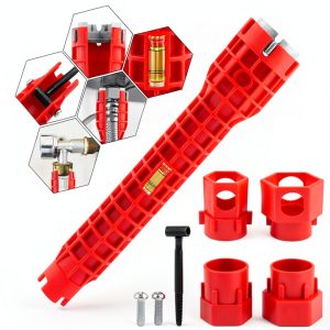 14-in 1 Wrench Faucet Installer - Red ELEGICKLIP Wrench-0