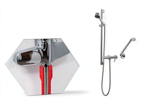14 in 1 Multi-functional Wrench KUZIUA Red Pipe Wrench for Bathroom-6